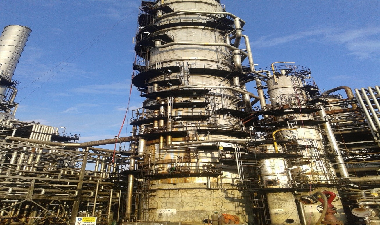 Erection, Blasting and painting of tank 28 in warri refining & petrochemical. Co.
